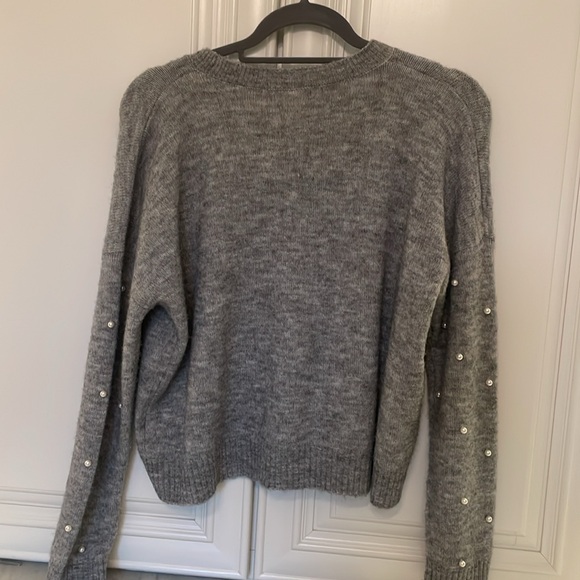Splendid gray sweater size XS with pearl detail - Picture 5 of 5